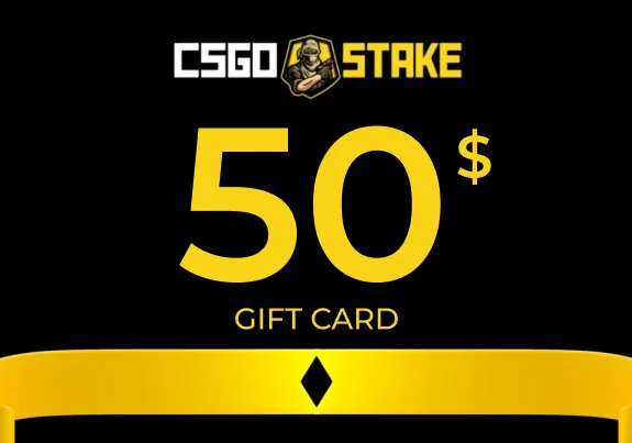 CSGOStake.com Gift Card 50 USD Key - GLOBAL